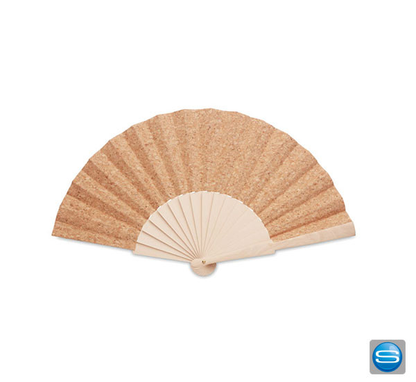 Fächer aus Kork mit Ihrem Firmenzeichen