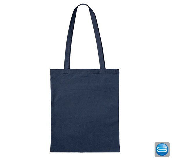 Bedruckte Bio-Baumwolltasche mit langen Henkeln