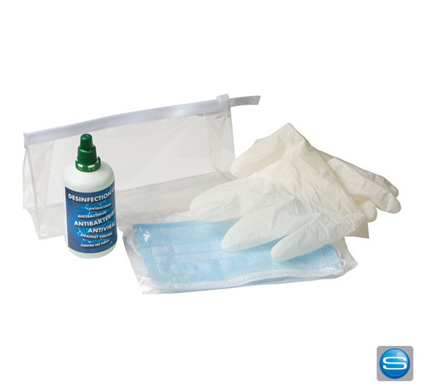 Set zur Hygiene als bedrucktes Werbemittel verschenken