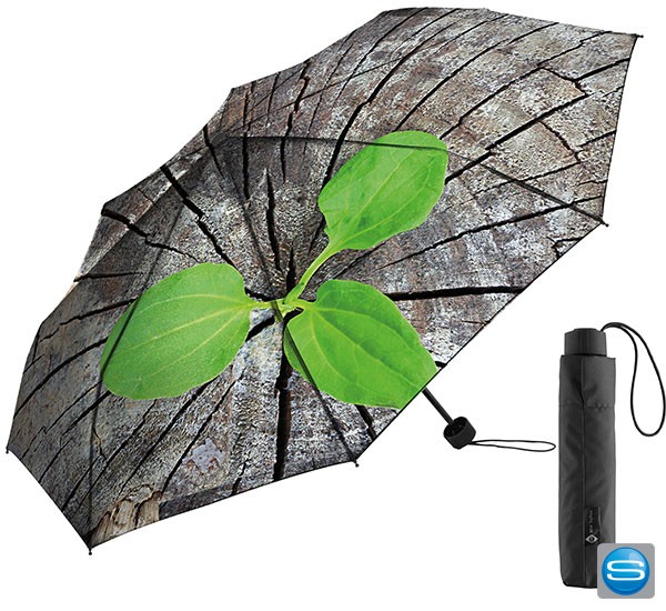 FARE Mini-Taschenschirm mit Allover-Druck