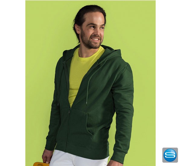 Kapuzenjacke bedrucken mit Ihrem Logo - Herrenmodell