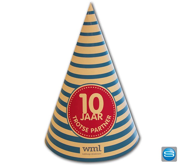 Spitzhüte - Partyhüte - Papierhüte mit Ihrem Logo bedrucken
