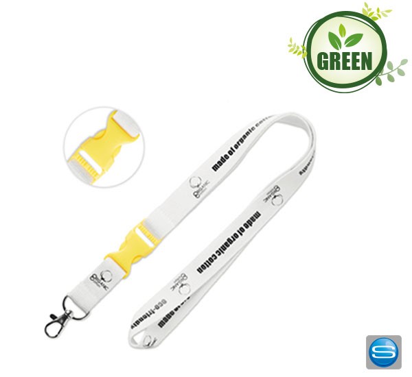 Lanyards aus Bio-Baumwolle mit Aufdruck
