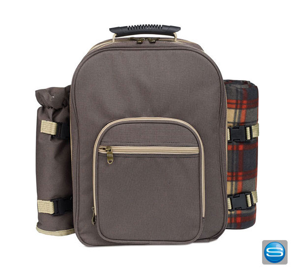 Picknick Rucksack mit Zubehör als Werbegeschenk