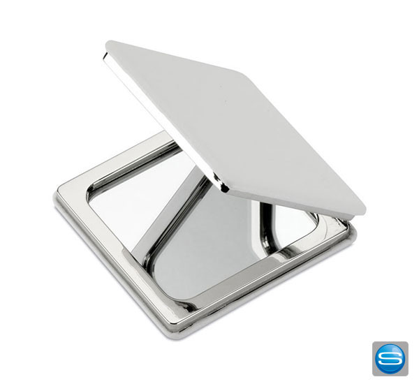 Make-Up Spiegel eckig mit Ihrem Logo