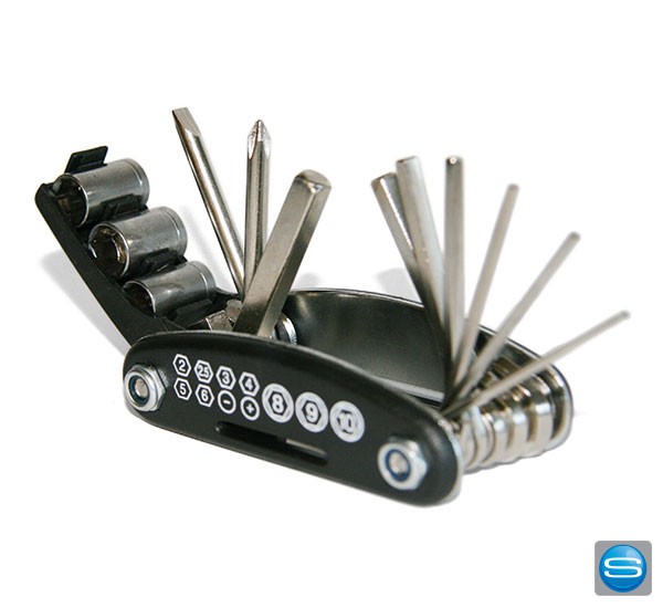 Werkzeugtool fürs Fahrrad mit Ihrem Logo bedrucken