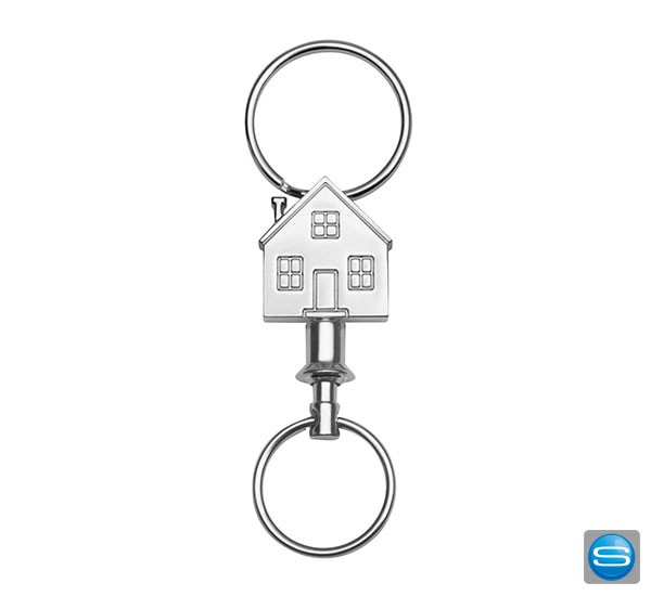 Schlüsselanhänger Haus als Werbeartikel
