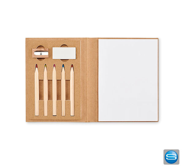 Recyceltes Malset mit Ihrem Slogan als Kundenpresent