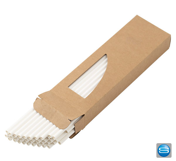 Strohhalm 'Friendly' aus Papier als Werbemittel