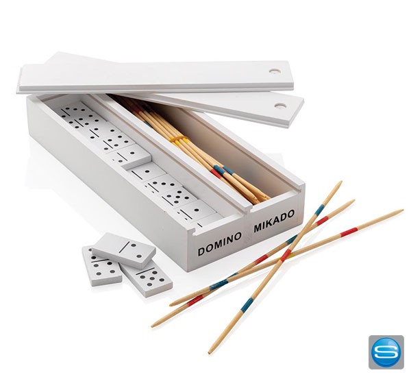 Mikado/Domino Set mit Ihrem Logo