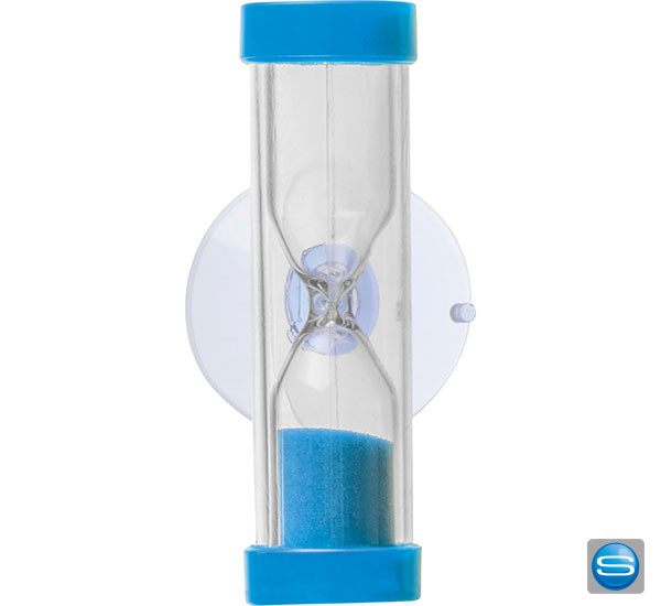 Bedruckbare Sanduhr mit Saugnapf in verschiedenen Farben mit Ihrem Logo