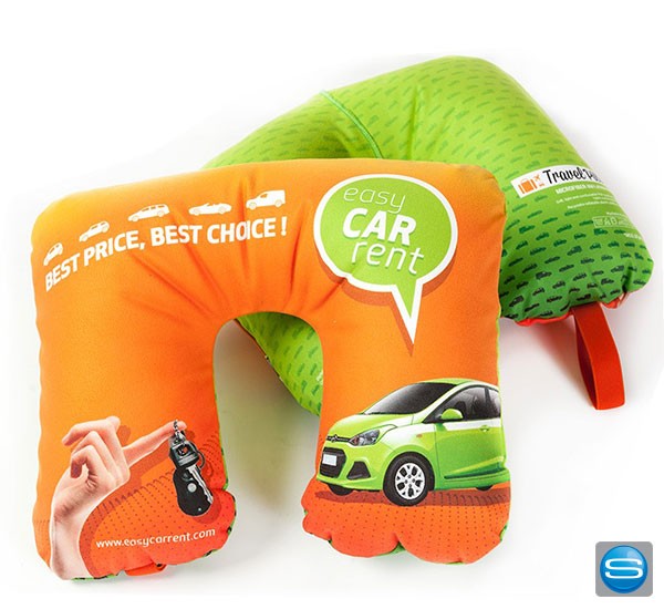 Nackenkissen mit individuellem Aufdruck oder Prägung