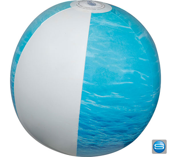 Bedruckbarer Strandball in Meeroptik mit Ihrem Logo