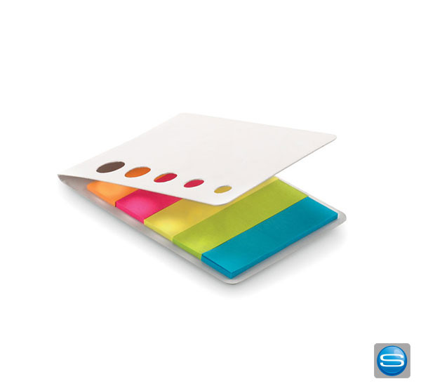 Set mit Markerblöcken als Werbepresent