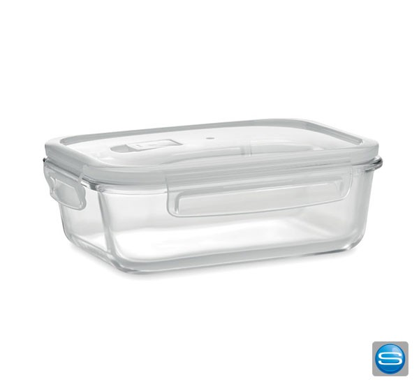 Lunchbox aus Borosilikatglas als Werbeartikel