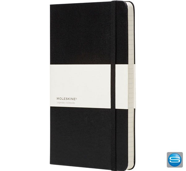 Moleskine Classic Hardcover Pocket Notizbuch liniert mit Logoprägung