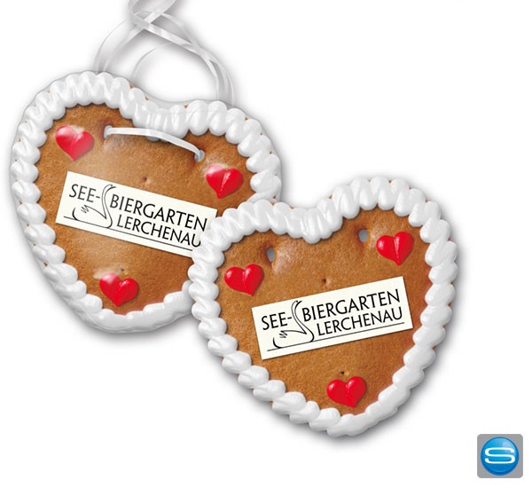 Lebkuchenherzen schon ab 50 Stk. individuell gestalten