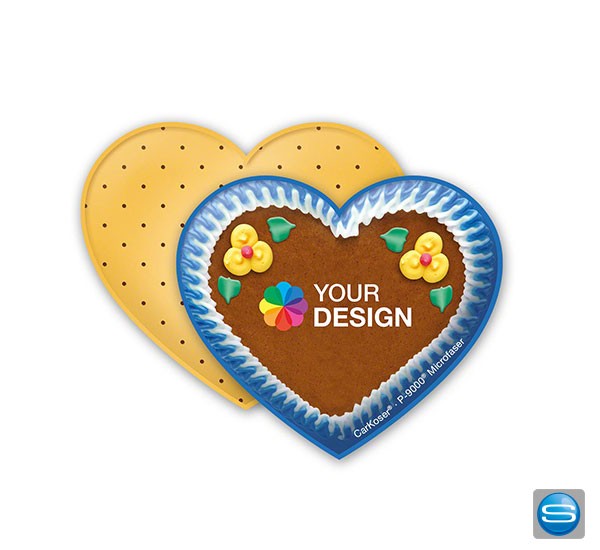 Scheibenschwamm für´s Auto in Herzform - CarKoser