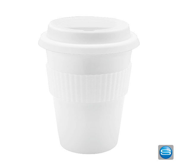 Coffee2Go-Becher aus Porzellan als Werbegeschenk