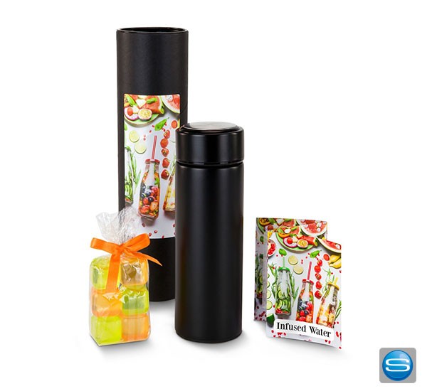 Isolierflasche von ROMINOX® mit Ihrem Logo gravierbar