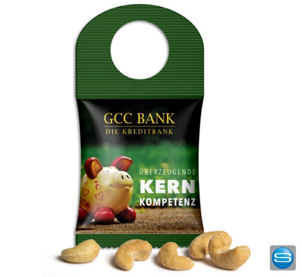 Seeberger Cashewkerne im Werbetütchen als Giveaway