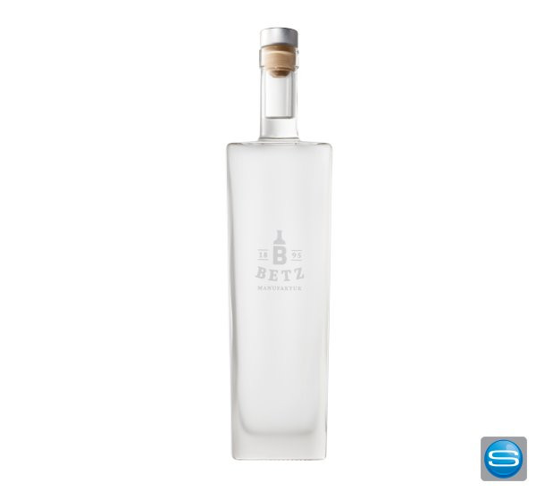 Schöne Schmuckflasche "Mauritius" mit Likör oder Brand gefüllt als Werbeartikel