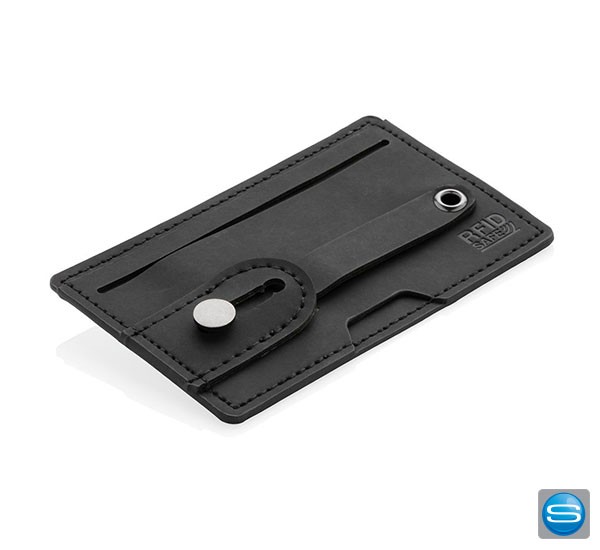 3-in-1 RFID Kartenhalter fürs Smartphone als Werbegeschenk