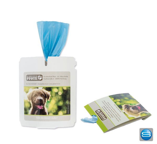 Gassi Beutel als individuelles Werbegeschenk bedrucken