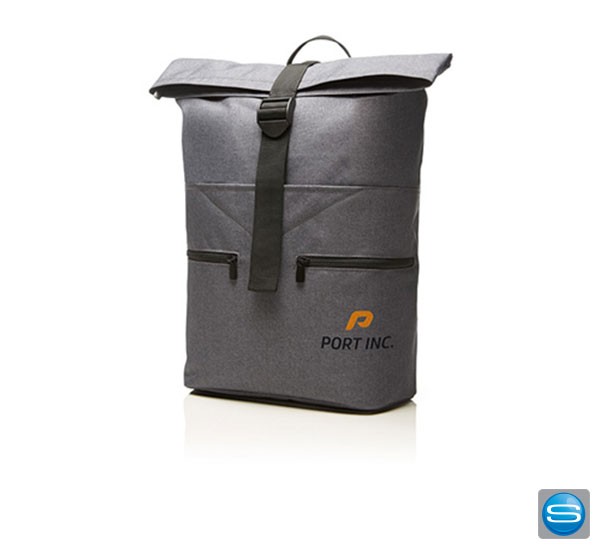 Notebook-Rucksack aus Polyester mit Logo