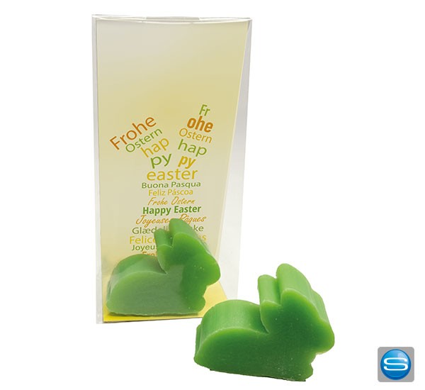 Seife in Form eines Osterhasen als Giveaway