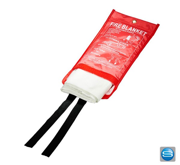Feuerlöschdecke bedrucken mit eigenem Logo