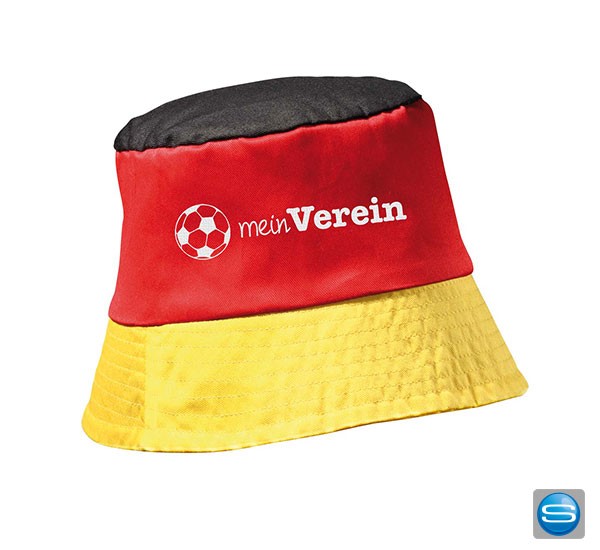 Deutschland Sonnenhut mit Werbeaufdruck