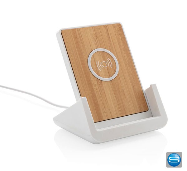 Wireless Charger mit Logodruck als Werbeartikel