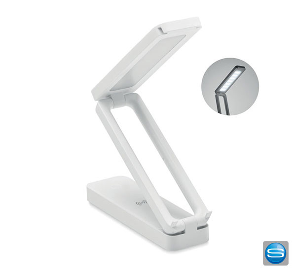 Faltbare Tischleuchte mit Ihrem Logo versehen