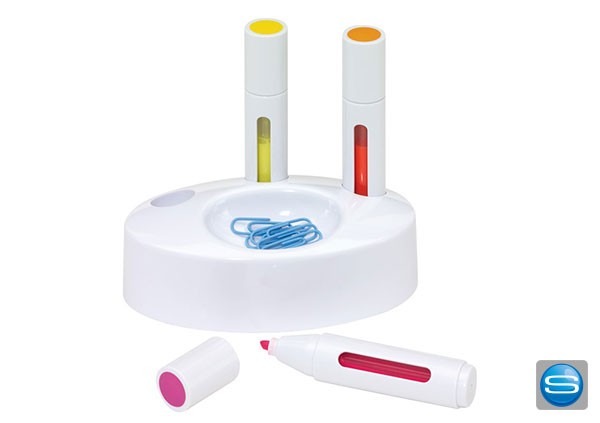 Highlighter Set als Werbegeschenk mit Ihrem Logo bedrucken