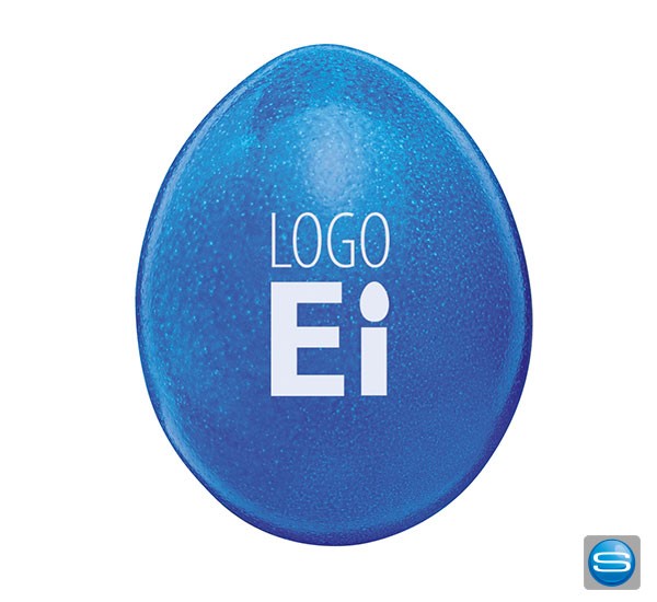 Bunte Logo-Eier als Osterwerbegeschenk