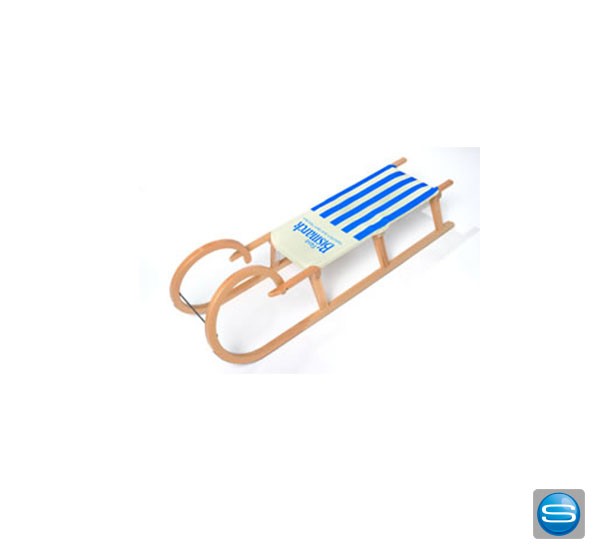 Hörnerschlitten mit Werbedruck