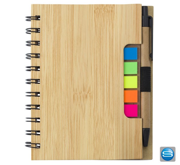 Ringbuch mit Kugelschreiber als Werbegeschenk