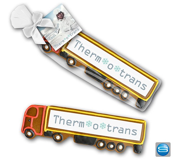 Lebkuchen-LKW als Weihnachts-Giveaway