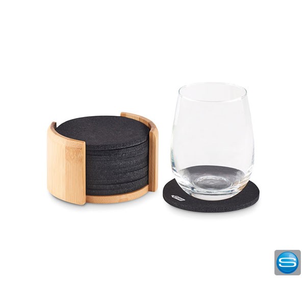 Filzuntersetzer Set aus RPET Filz mit Ihrem Logo