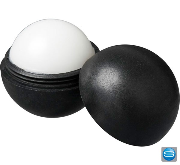 Lippenbalsam in Kugelform aus Weizenstroh als Werbemittel