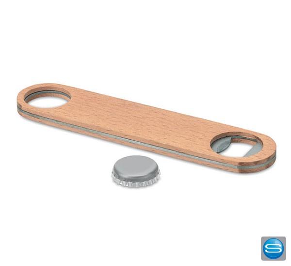 Holz-Flaschenöffner mit individuellem Motiv