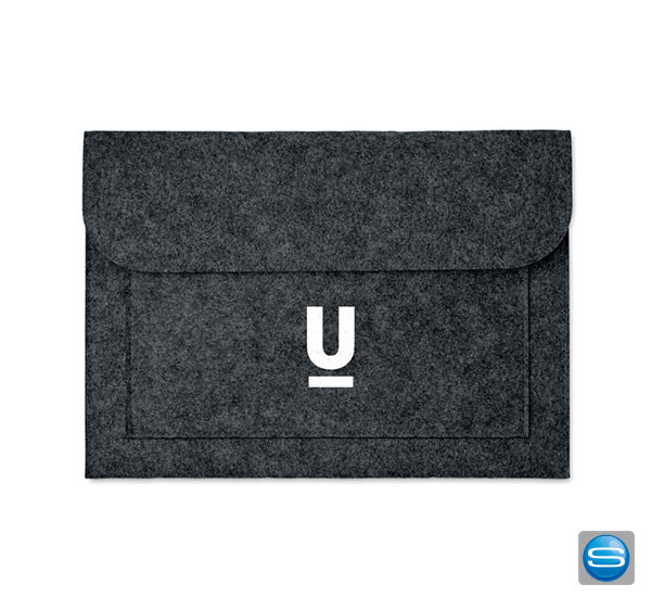 Laptophülle aus RPET Filz mit Ihrem Firmenlogo