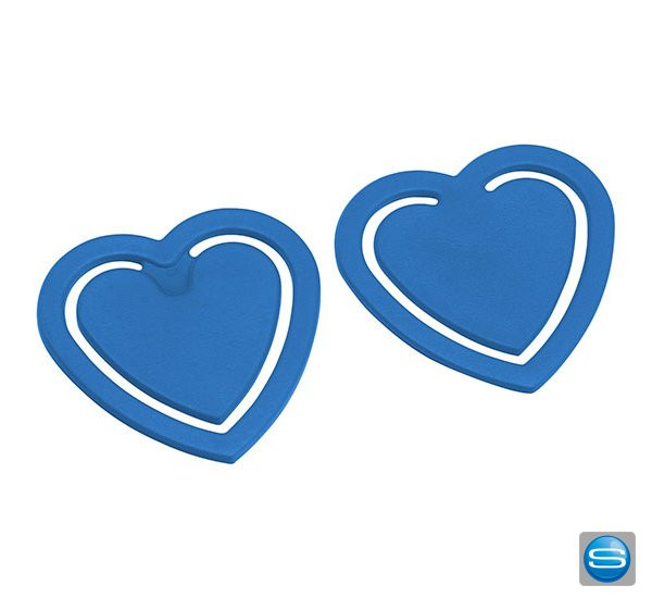 Zettelklammer in Herzform bedrucken