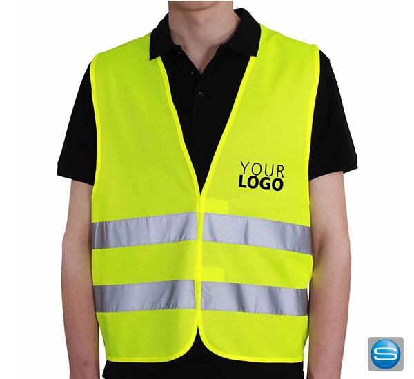 Warnweste 2m Abstand individuell bedruckbar