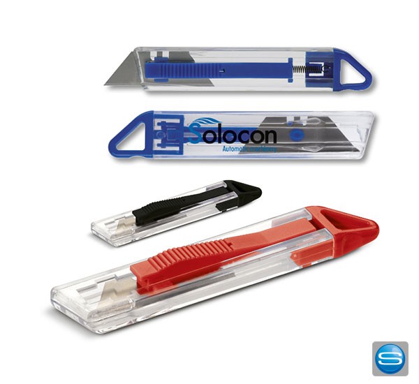 Transparenter Cutter bedruckt mit Ihrem Logo