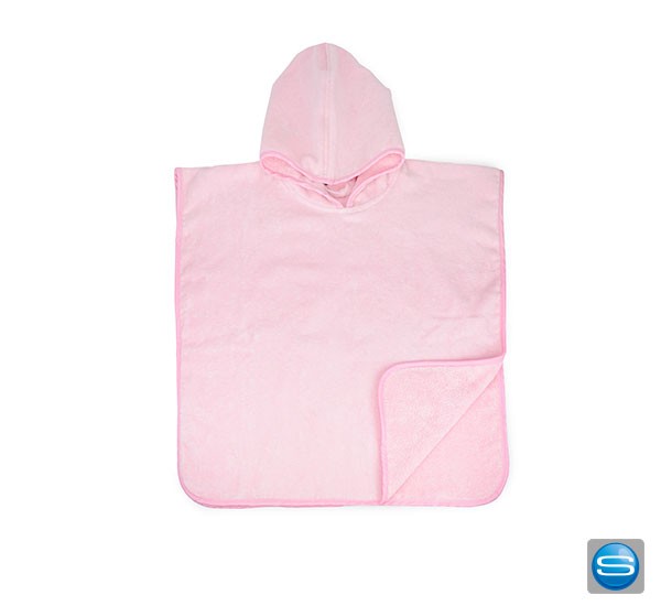 Kuscheliger Babyponcho mit Ihrem Logo