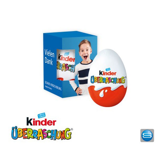 Kinder Überraschungs Ei als Give Away mit Ihrem Logo bedrucken