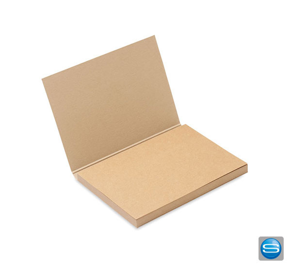 Memoblock aus Recyclingpapier mit Ihrem Logo bedruckt