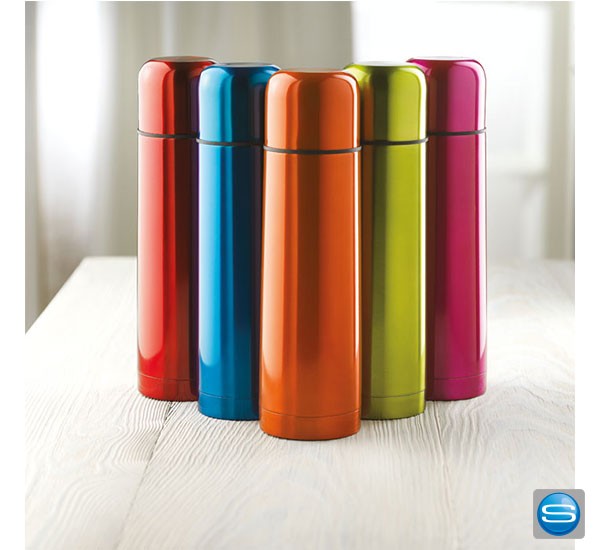 Gravierbare Thermosflasche als Werbegeschenk
